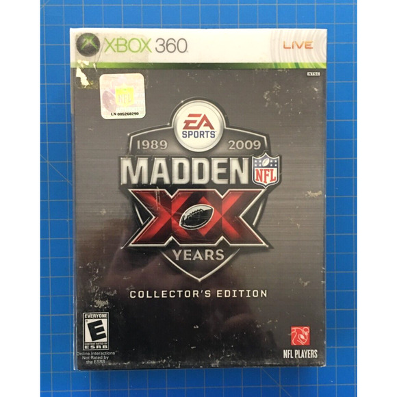 Madden 2009 20th Anniversary Edition (Microsoft Xbox 360, 2008) NFL CIB Complete - Picture 1 of 6